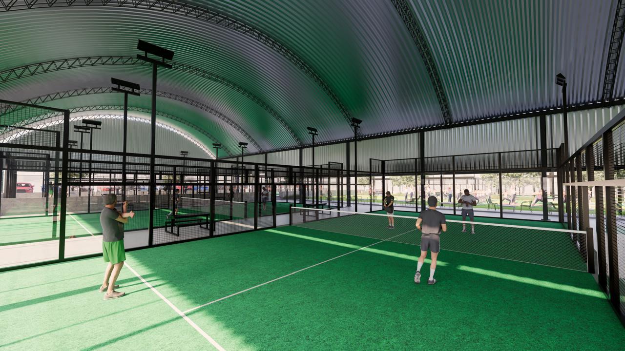 Canchas cubiertas del Peak Social Club